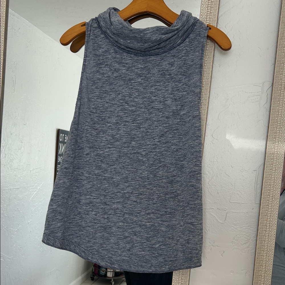 We The Free Heather Blue Women's Sleeveless Top